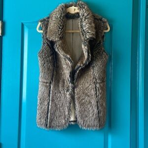 Faux Fur/Suede Reversible vest, Woman’s Medium